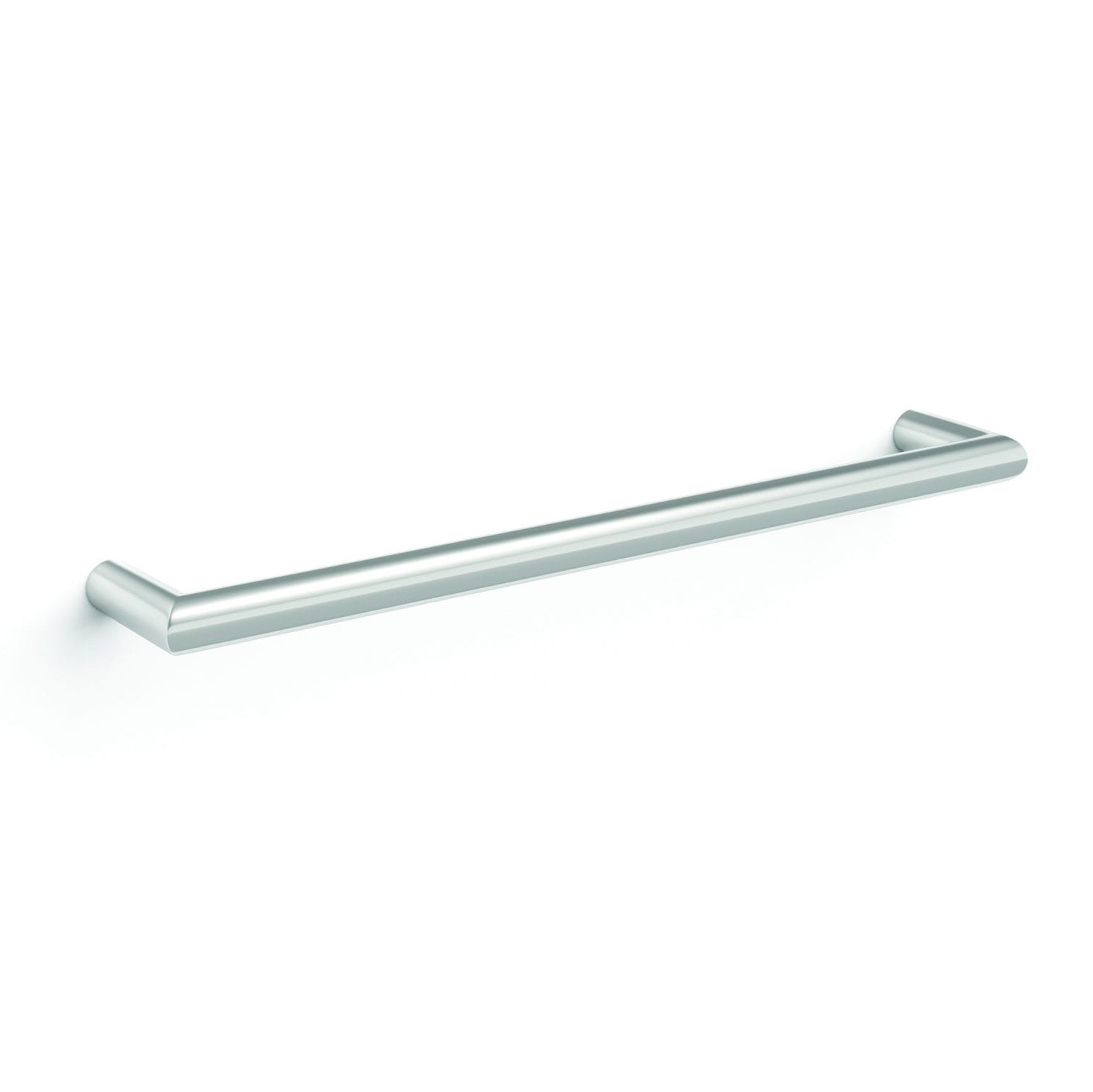 Round Single Bar Heated Towel Rail 632mm DSR6